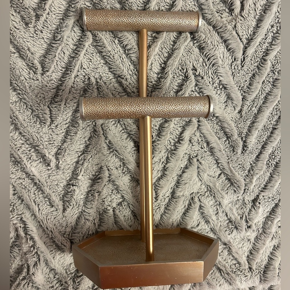 Gold Jewelry Stand